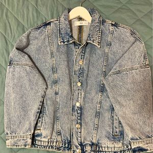 Mango oversized Denim Jacket